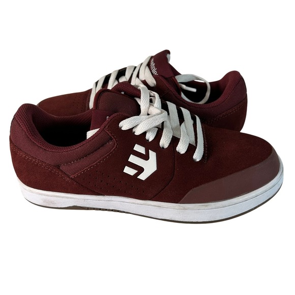 Etnies Burgundy Suede Skate Shoes Mens Size 5.5 Michelin Sole